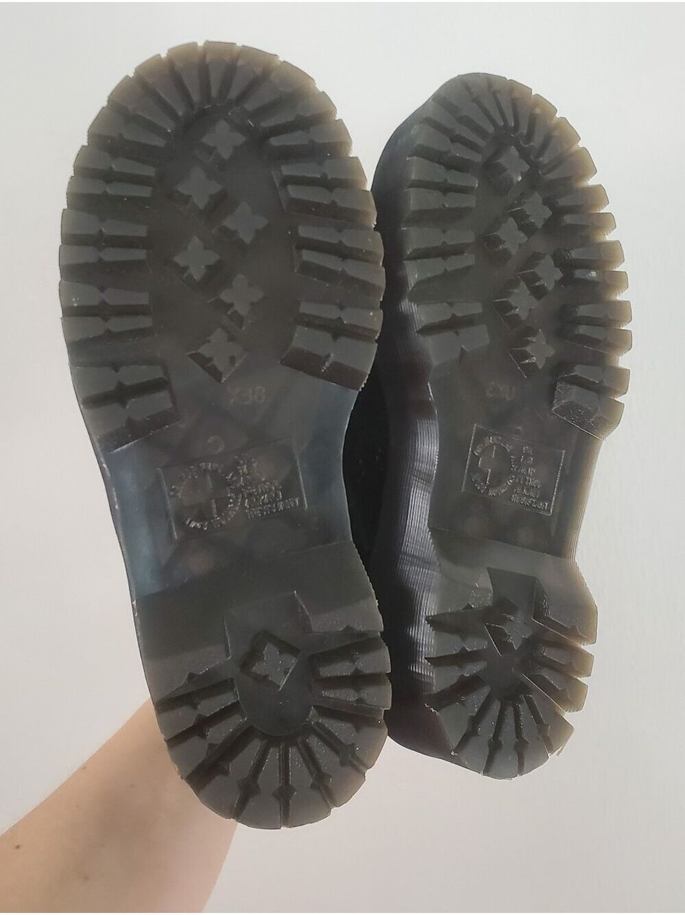 Dr Martens 1461 Quad Leopard Emboss Patent Leather Platform Shoes Women's Size 5 - Picture 3 of 11